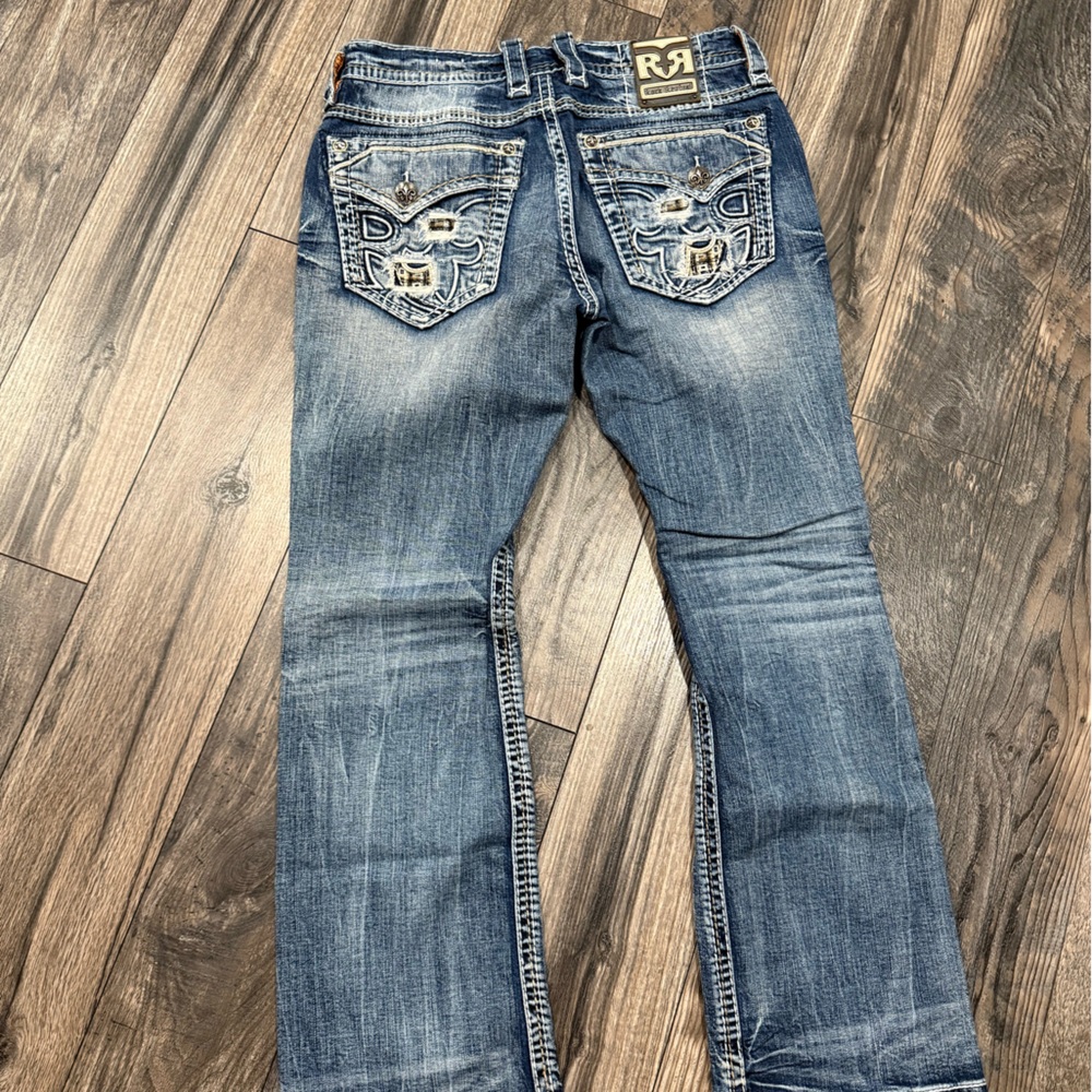 Rock Revival Blue Slim Straight Jeans
